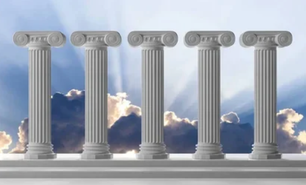 Colonnes symbolisant les piliers